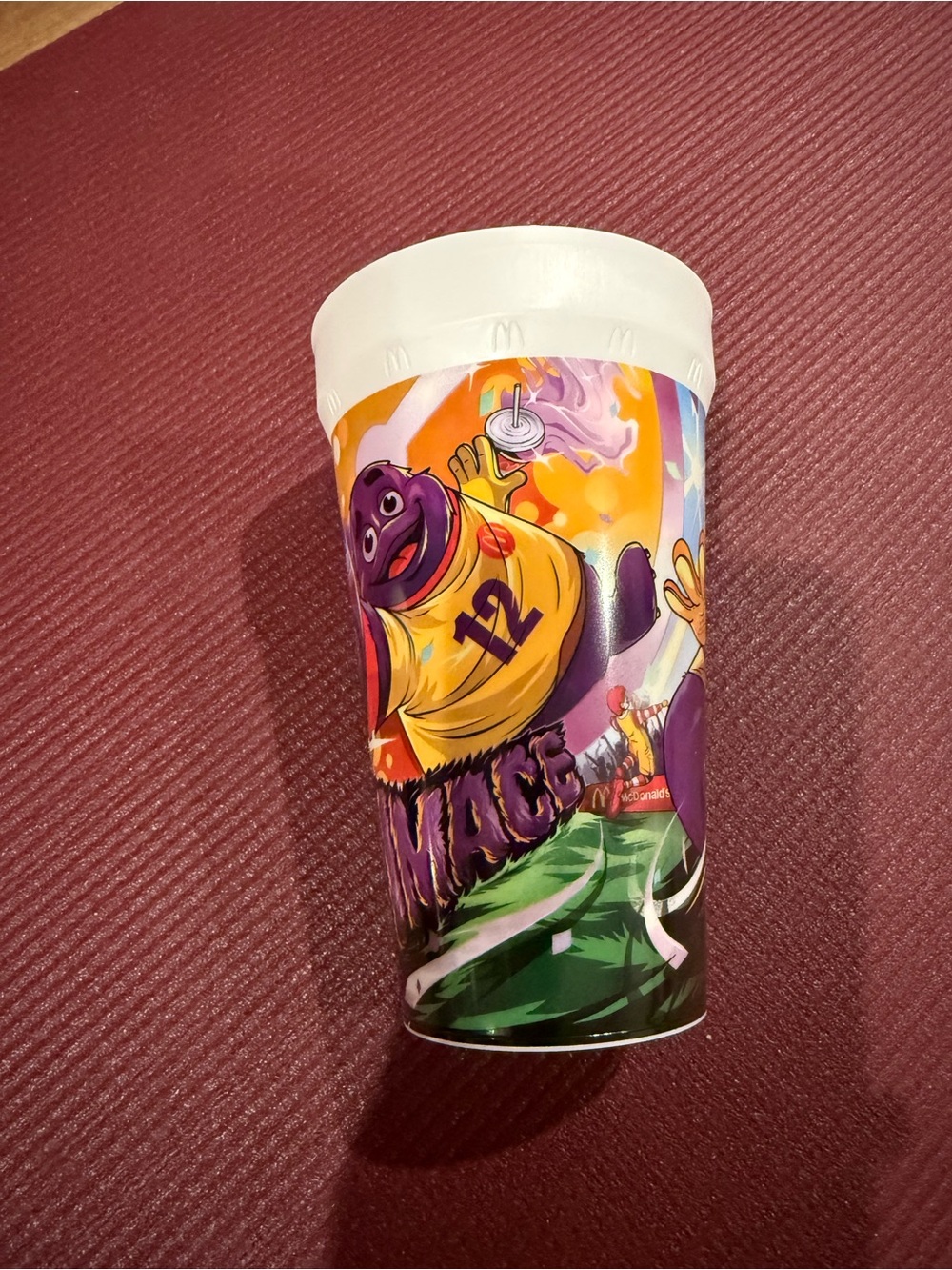 McDonald's World Cup Grimace cup